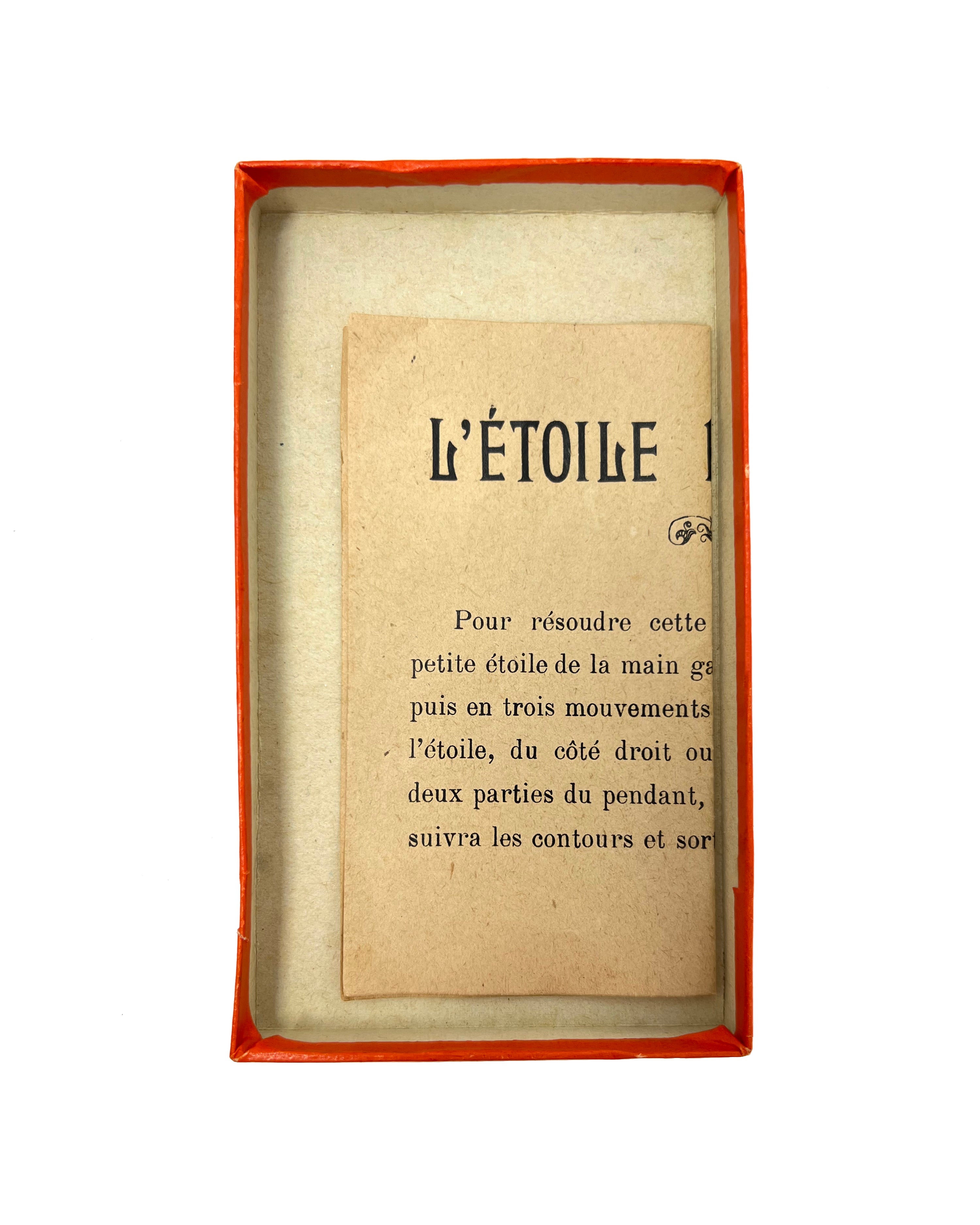 Antique French Tanglement Puzzle c.1900 – "L'Etoile du Berger"