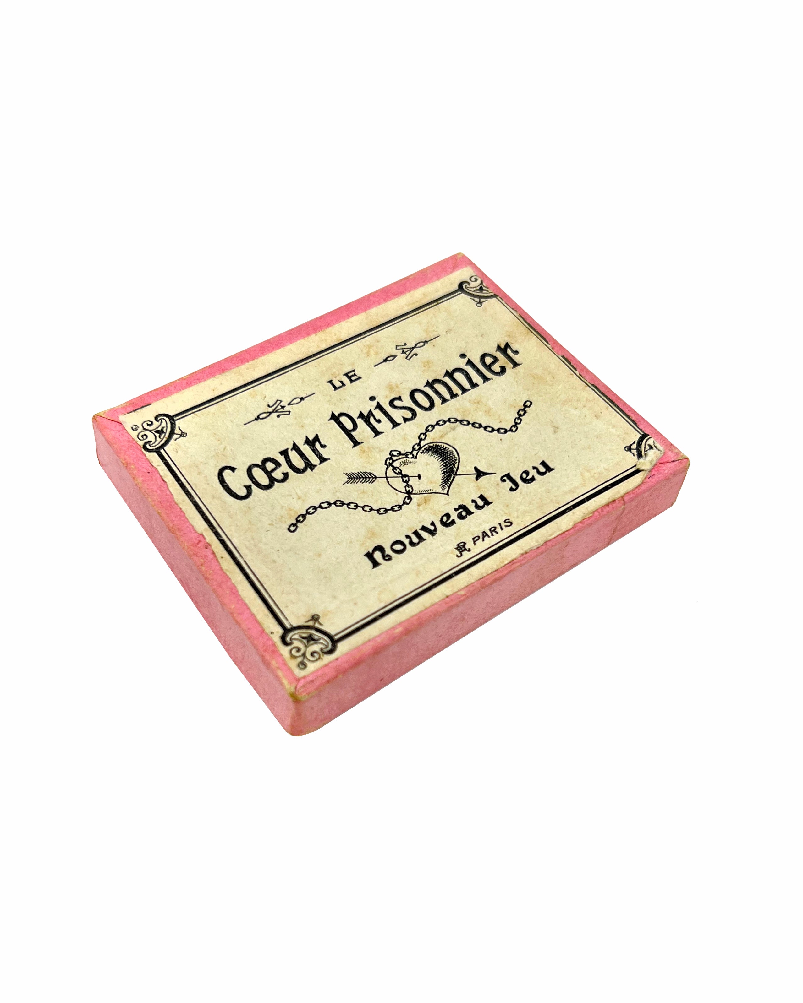 Antique French Tanglement Puzzle c.1900 – "Le Coeur Prisonnier"