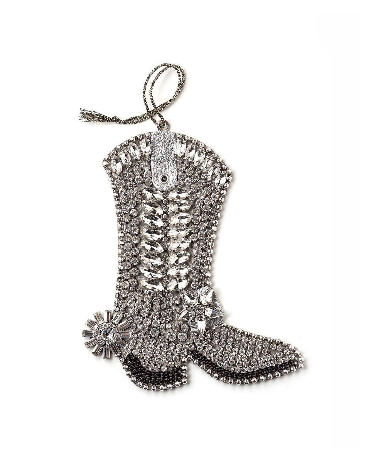 Rhinestone Cowboy Boot Large Ornament