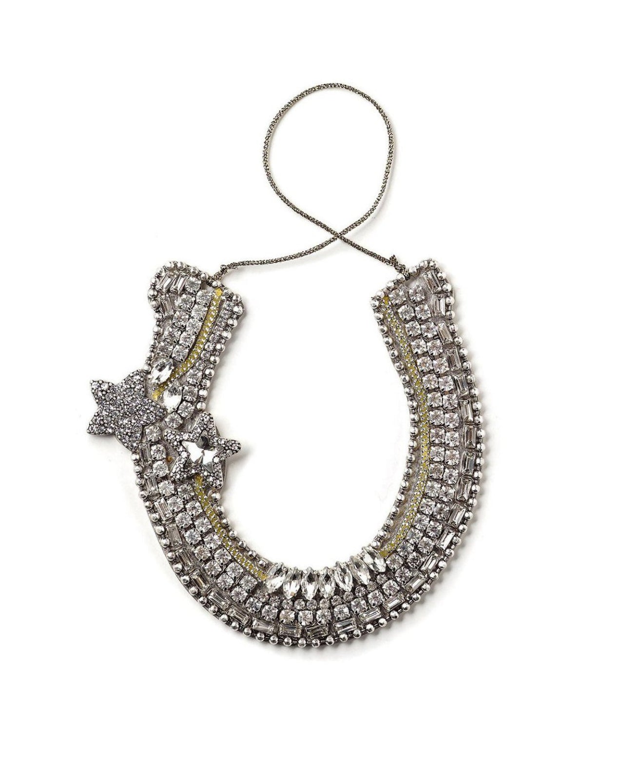 Rhinestone Horseshoe Large Ornament