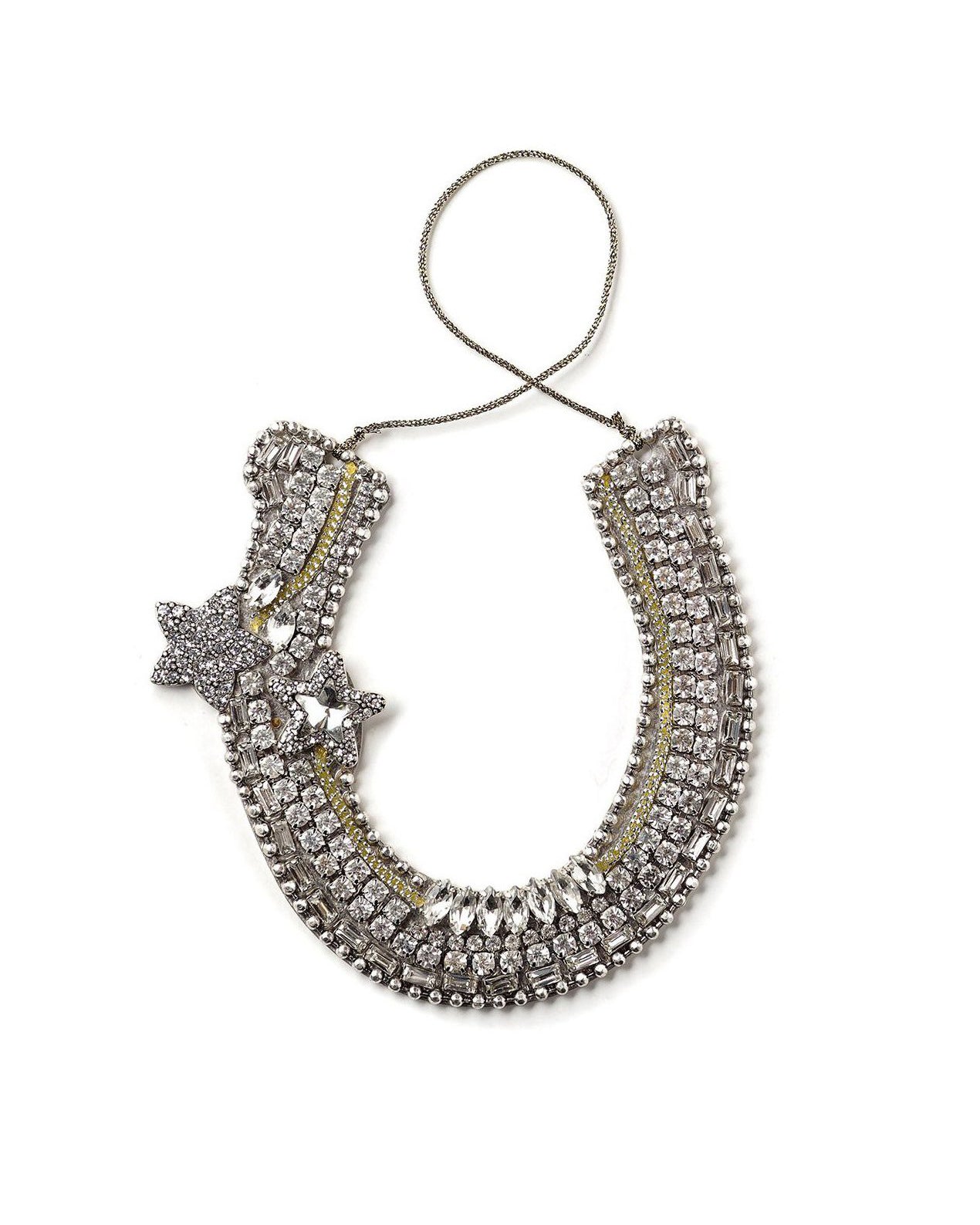 Rhinestone Horseshoe Large Ornament