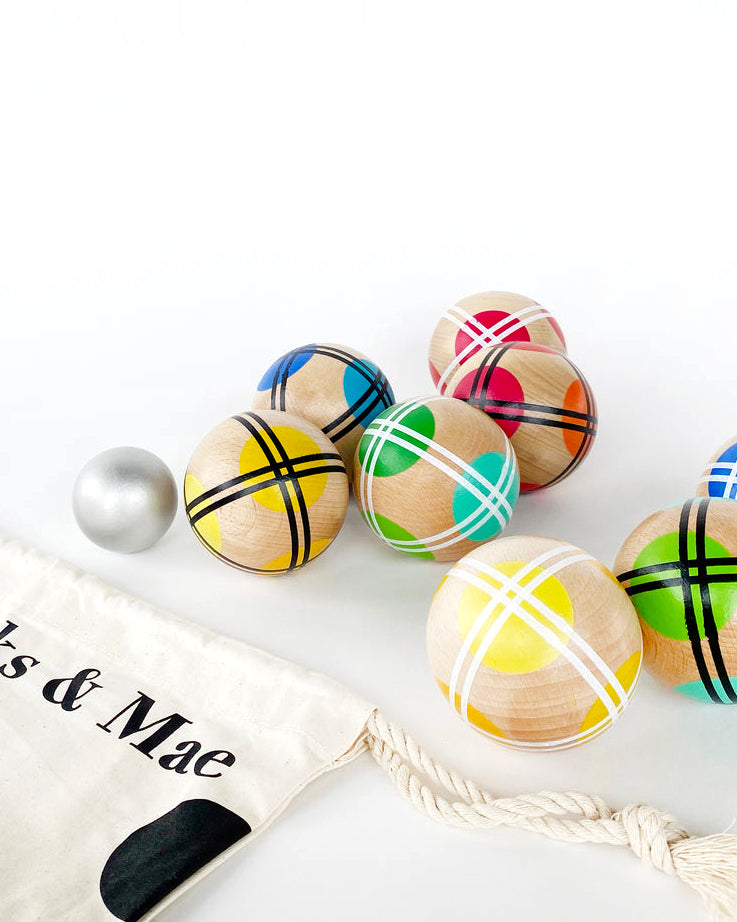 Painted Bocce Set
