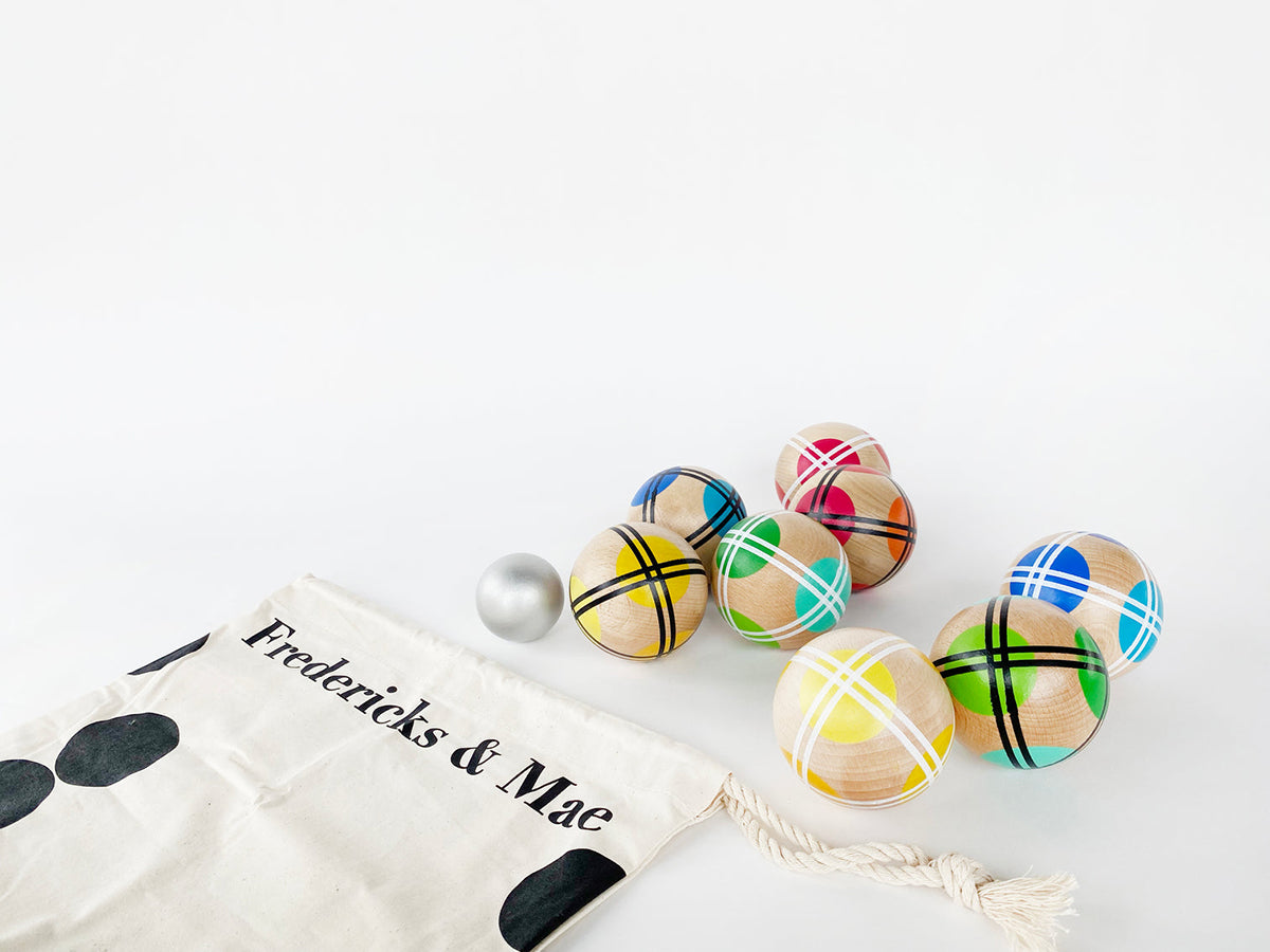 Painted Bocce Set