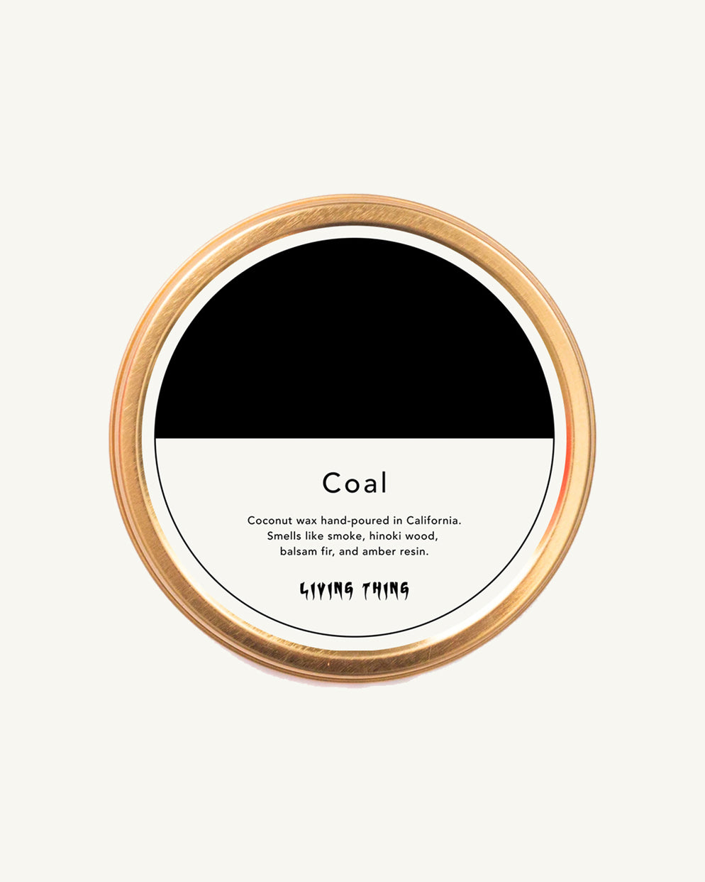 Coal Holiday Candle Travel Tin