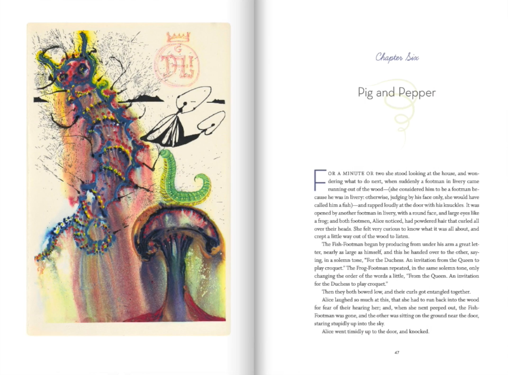 Alice in Wonderland: 150th Anniversary Edition, illustrated by Salvador Dali