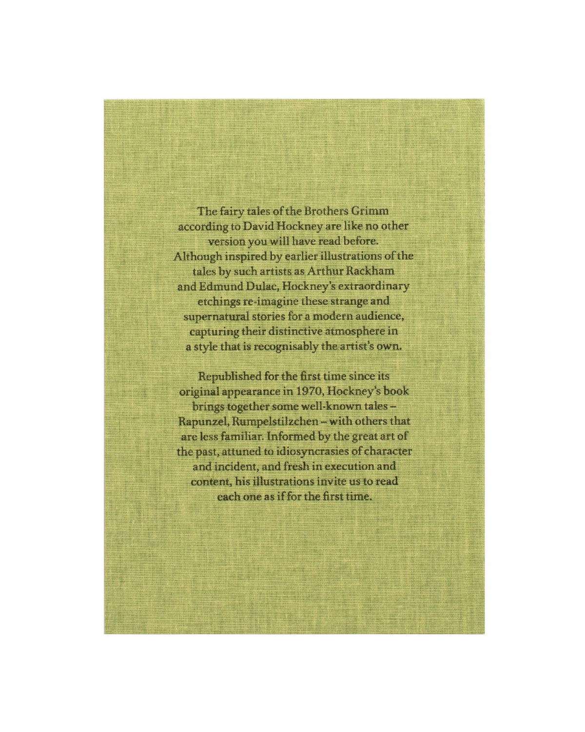 David Hockney: Six Fairy Tales from the Brothers Grimm