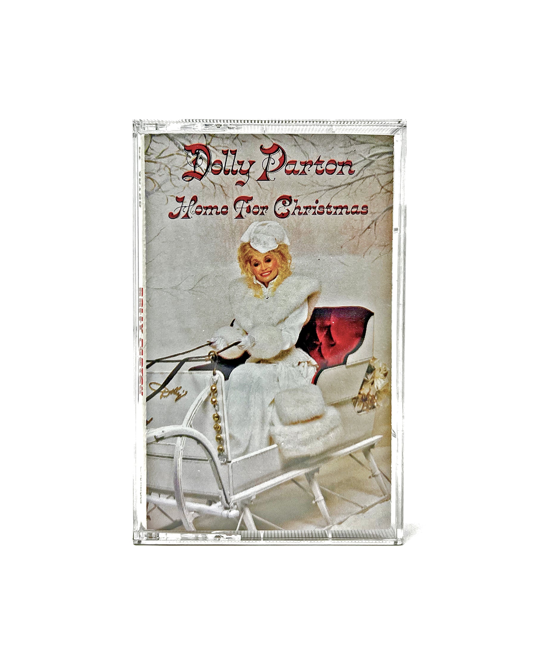 Vintage Holiday Cassette Tape: Dolly Parton "Home for Christmas"