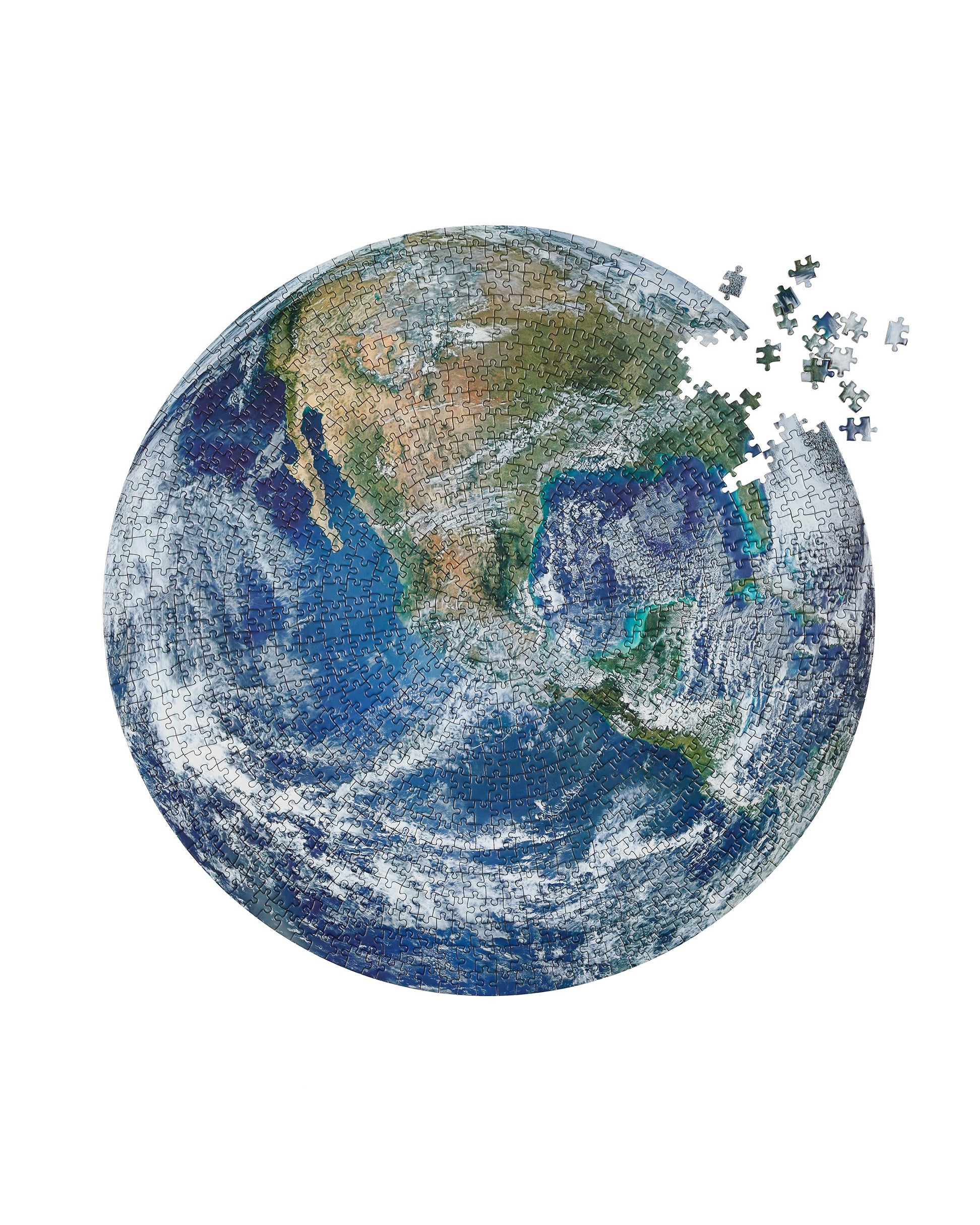 Earth Round Puzzle by Four Point Puzzles