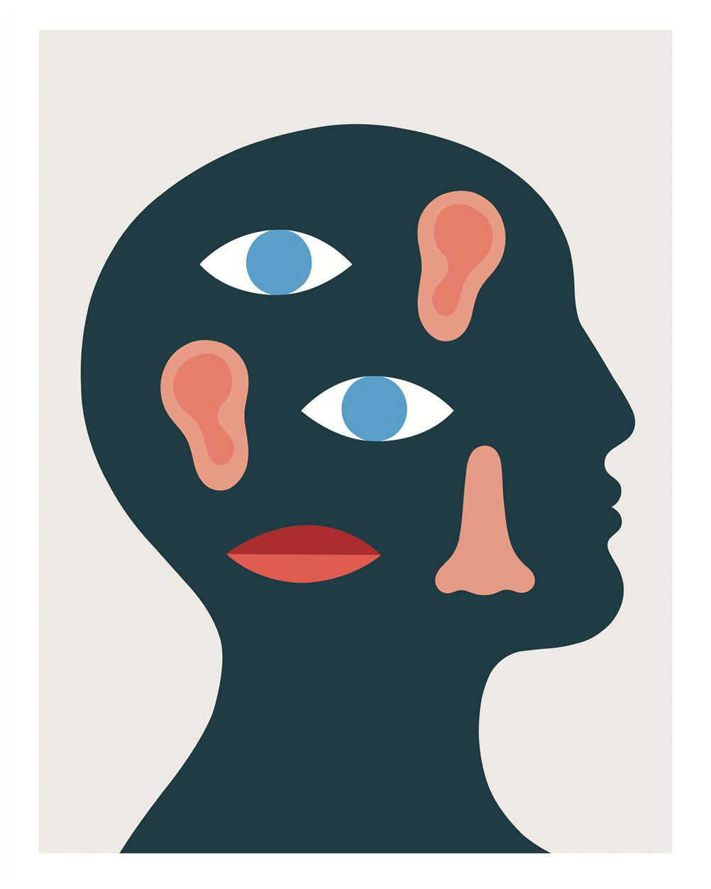 Interior Disorder Art Print by David Vanadia