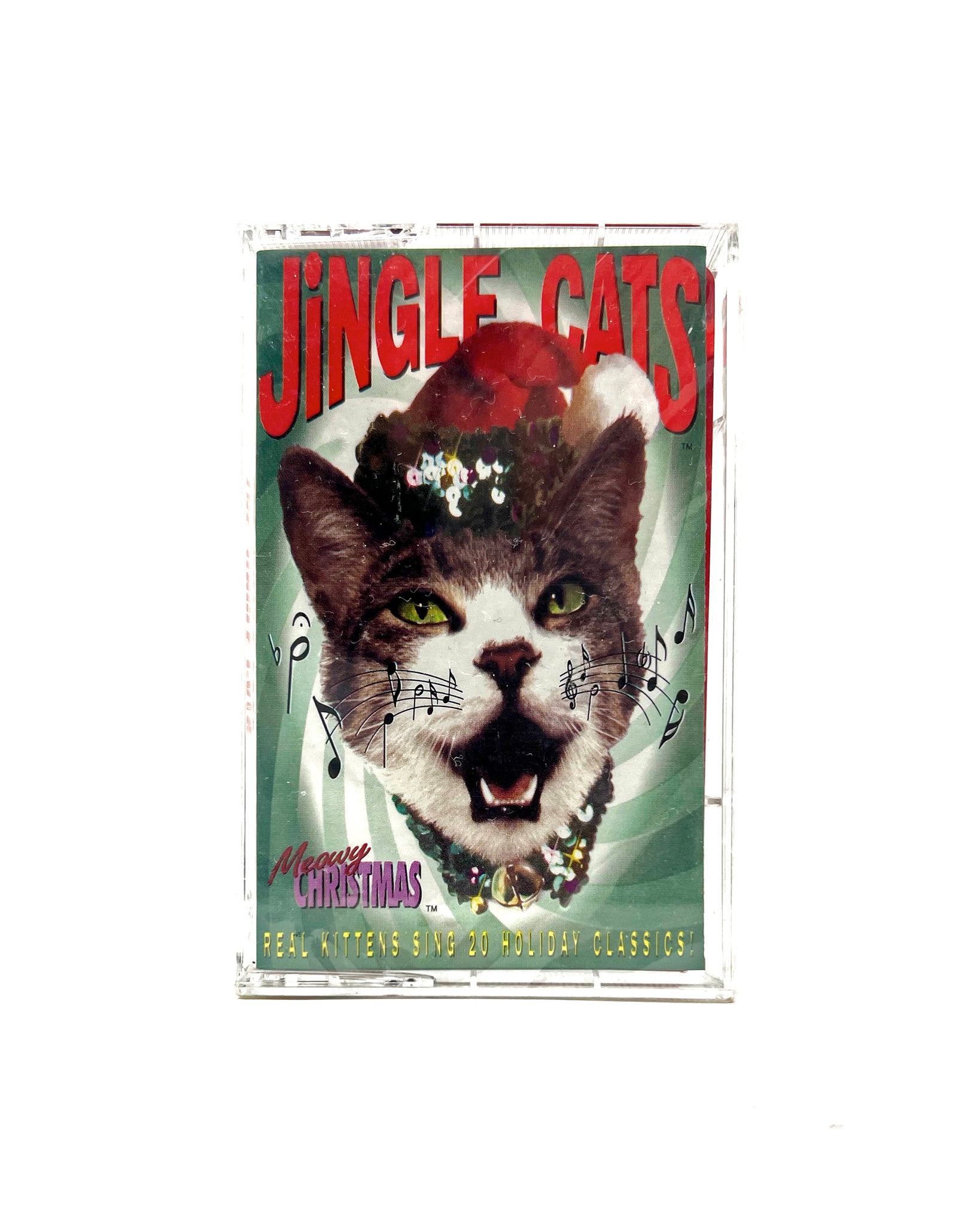 Vintage Holiday Cassette Tape: "Jingle Cats"