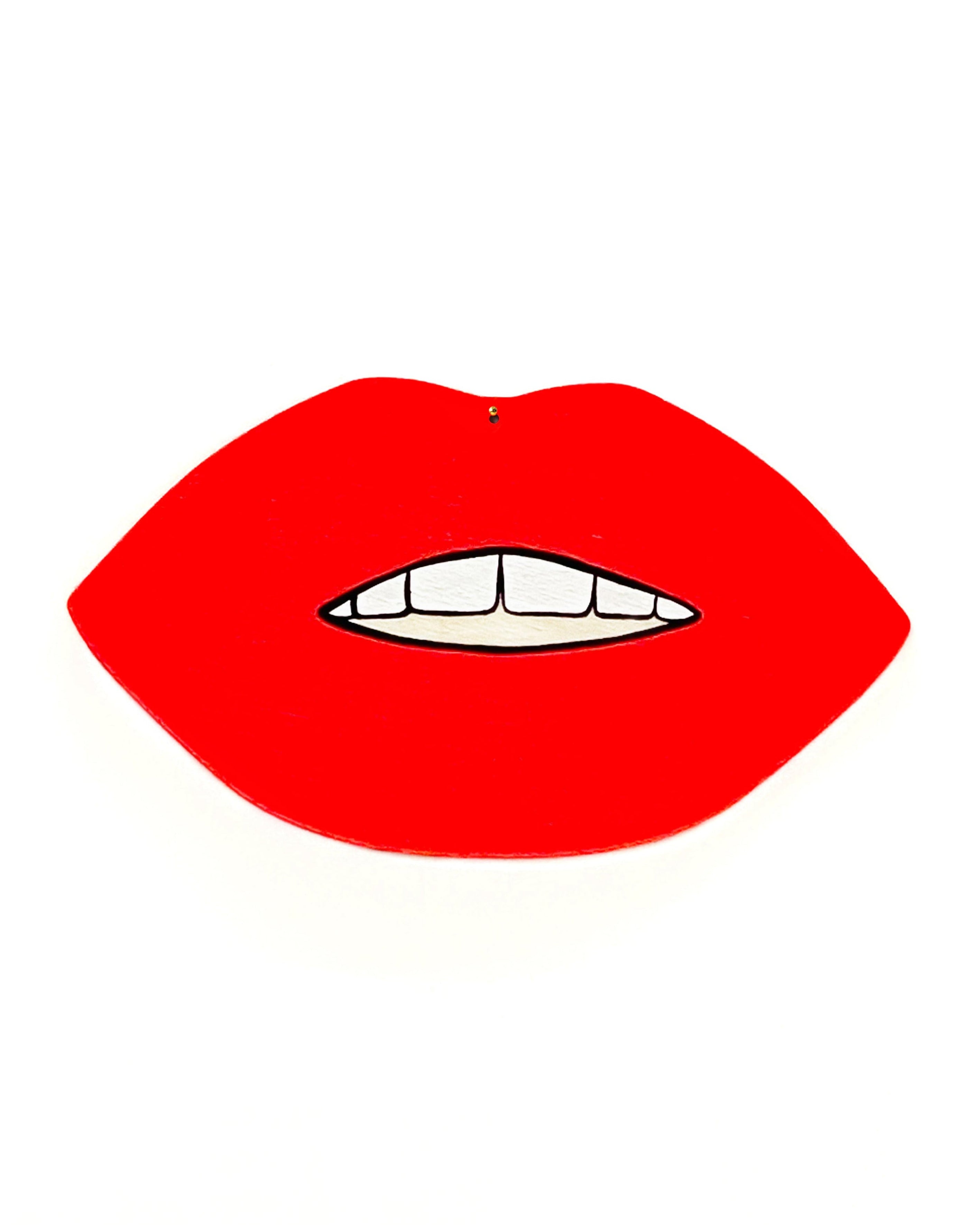 70s Lips Wall Charm