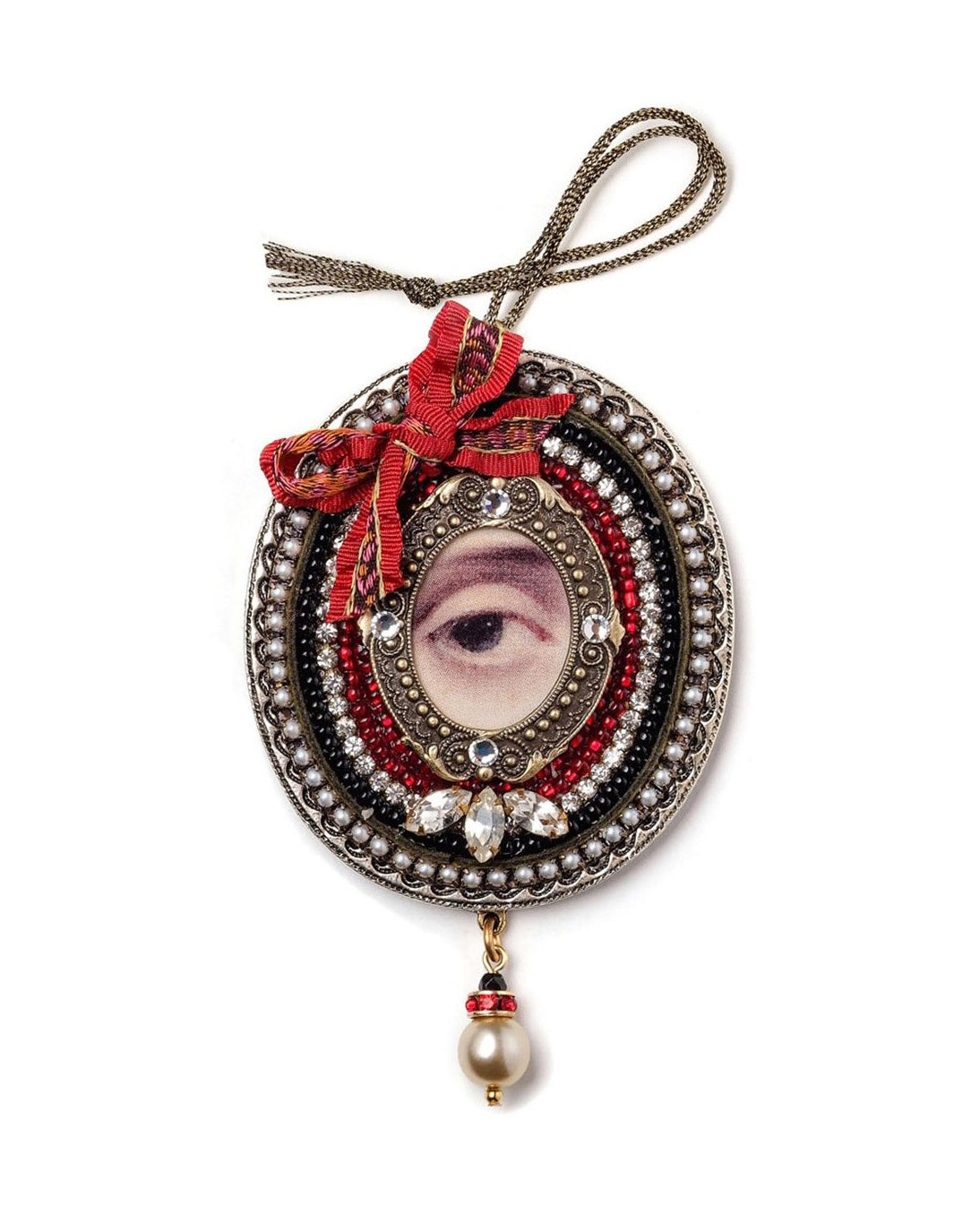Georgian Era "Lover's Eye"-Style Ornament