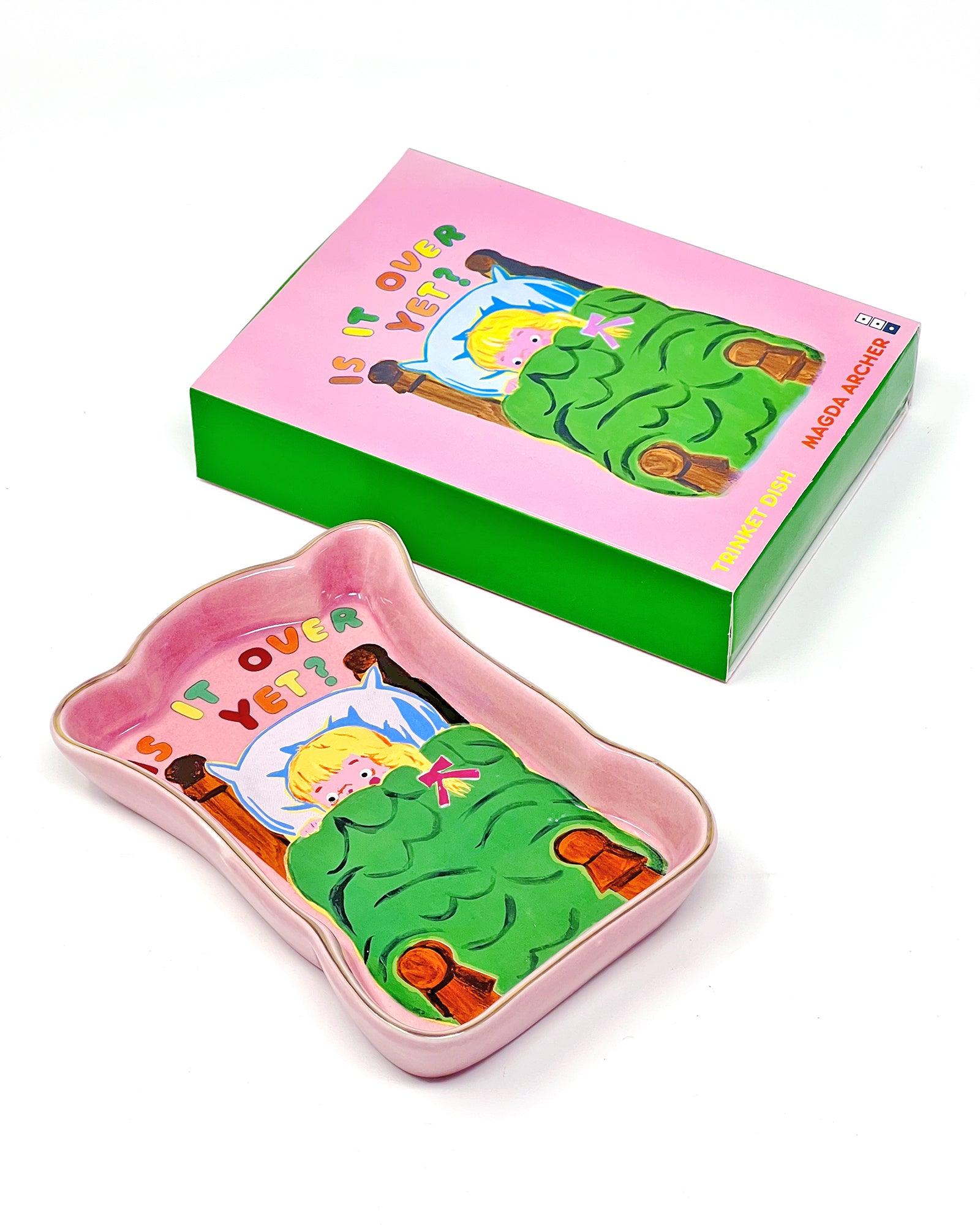 Magda Archer 'Is It Over Yet?' Trinket Tray
