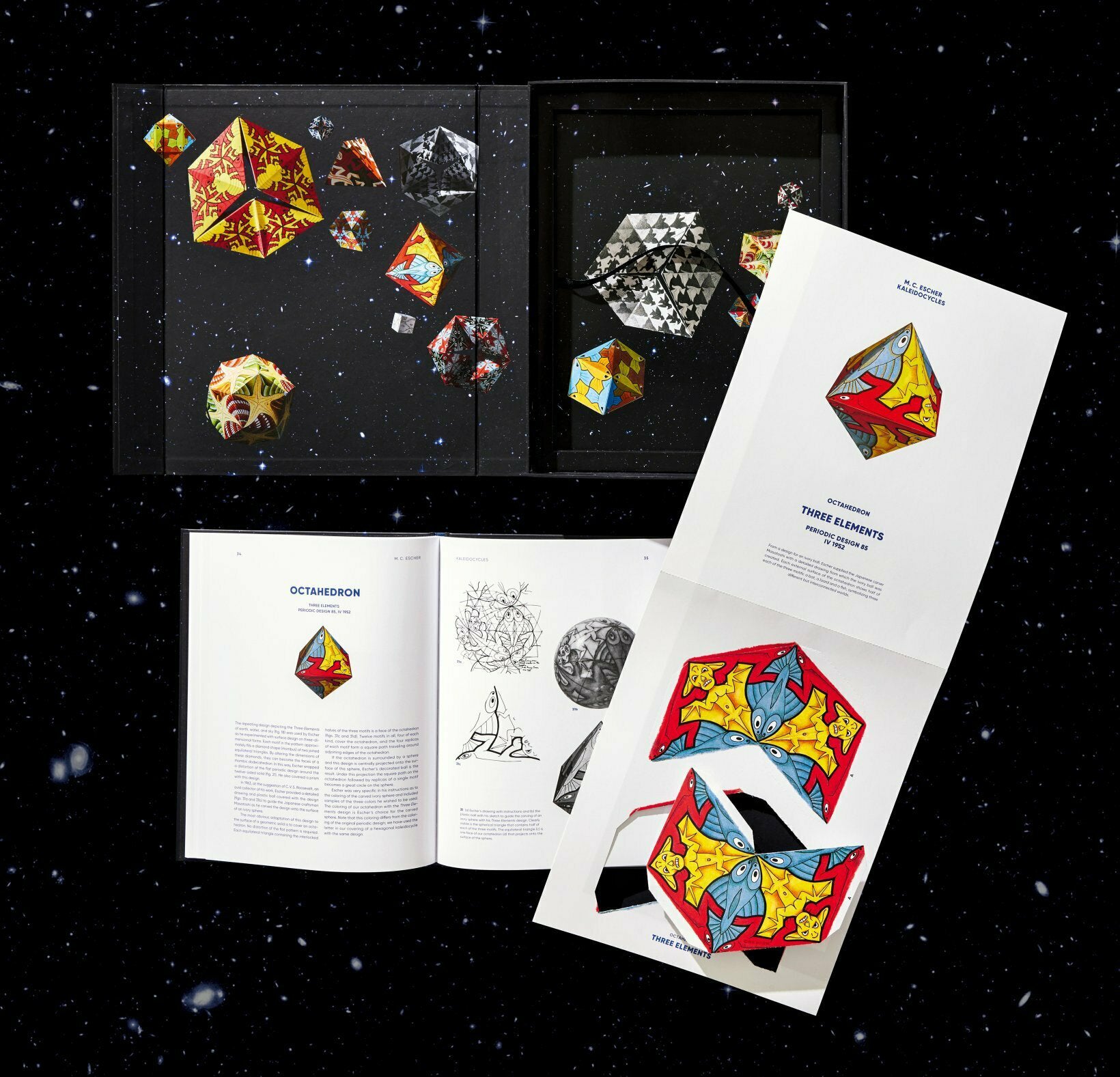 M.C. Escher: Kaleidocycles Book + Kit