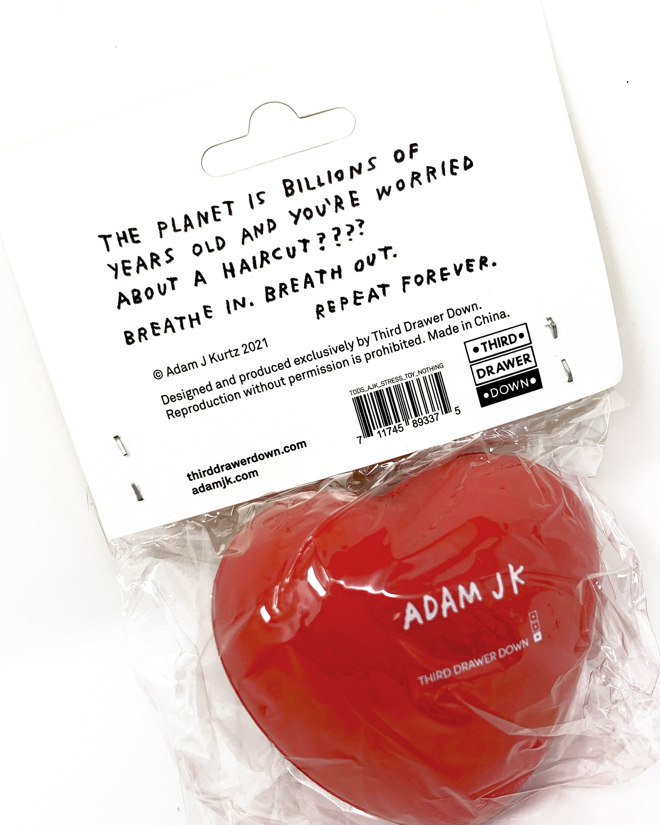 Nothing Matters Stress Toy x Adam JK