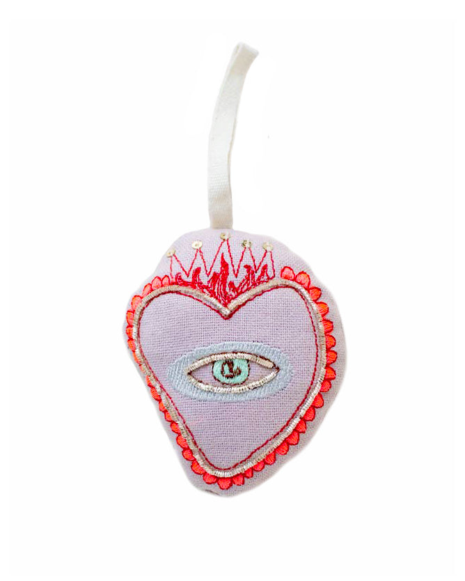 Sacred Heart Lavender-Scented Ornament