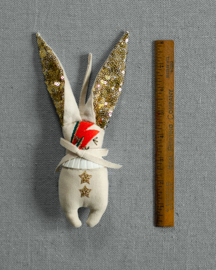 David Bowie Bunny Ornament