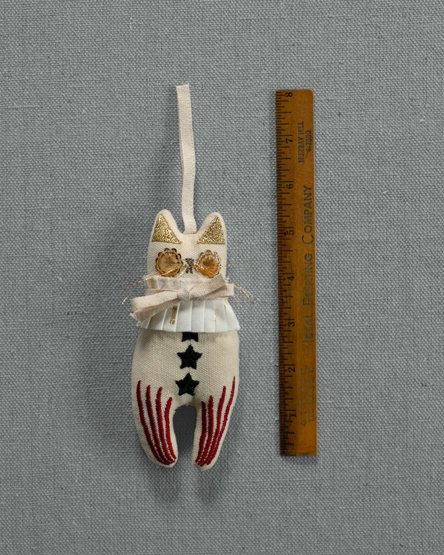 Elton John Rocket Cat Ornament
