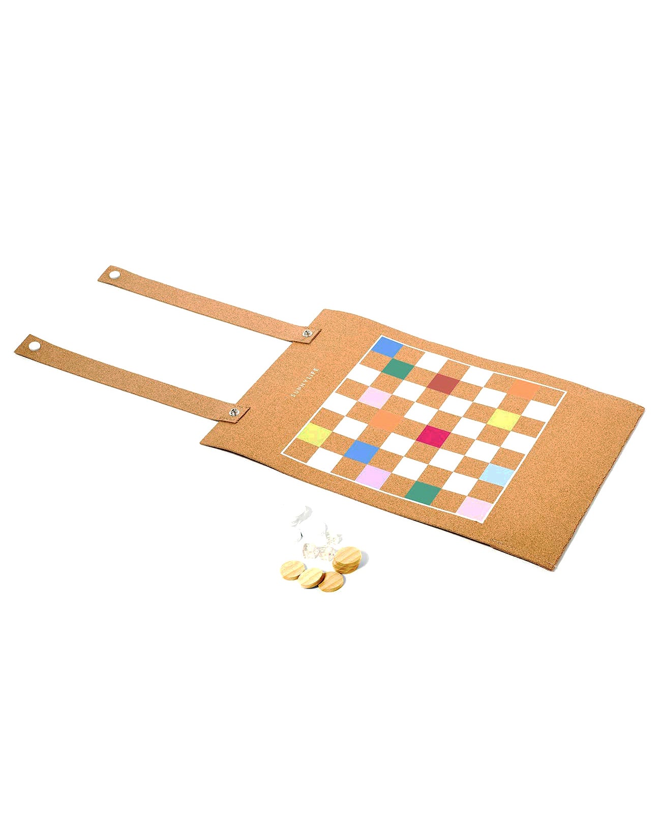 Cork Roll-Up Travel Game Set