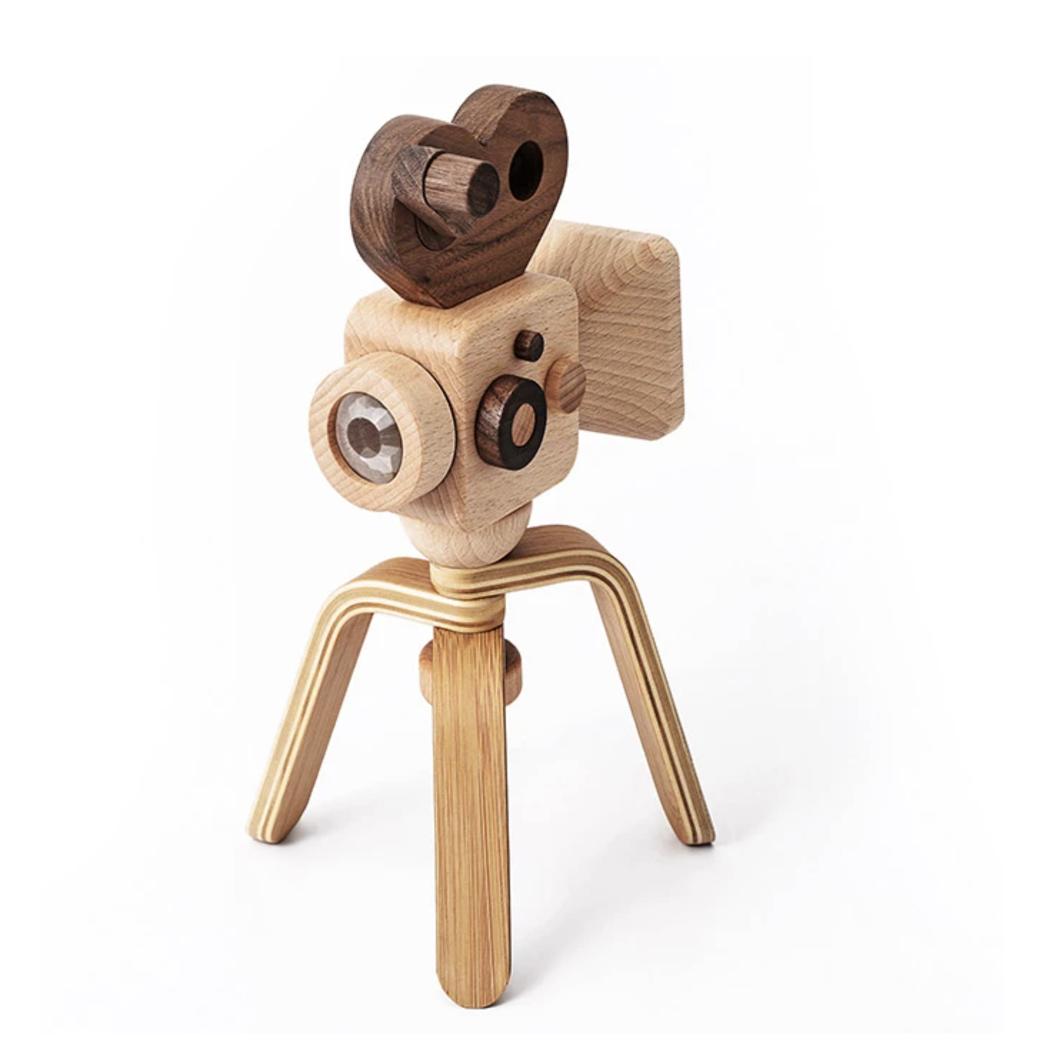 Super 16 Pro Wooden Toy Camera with Tripod