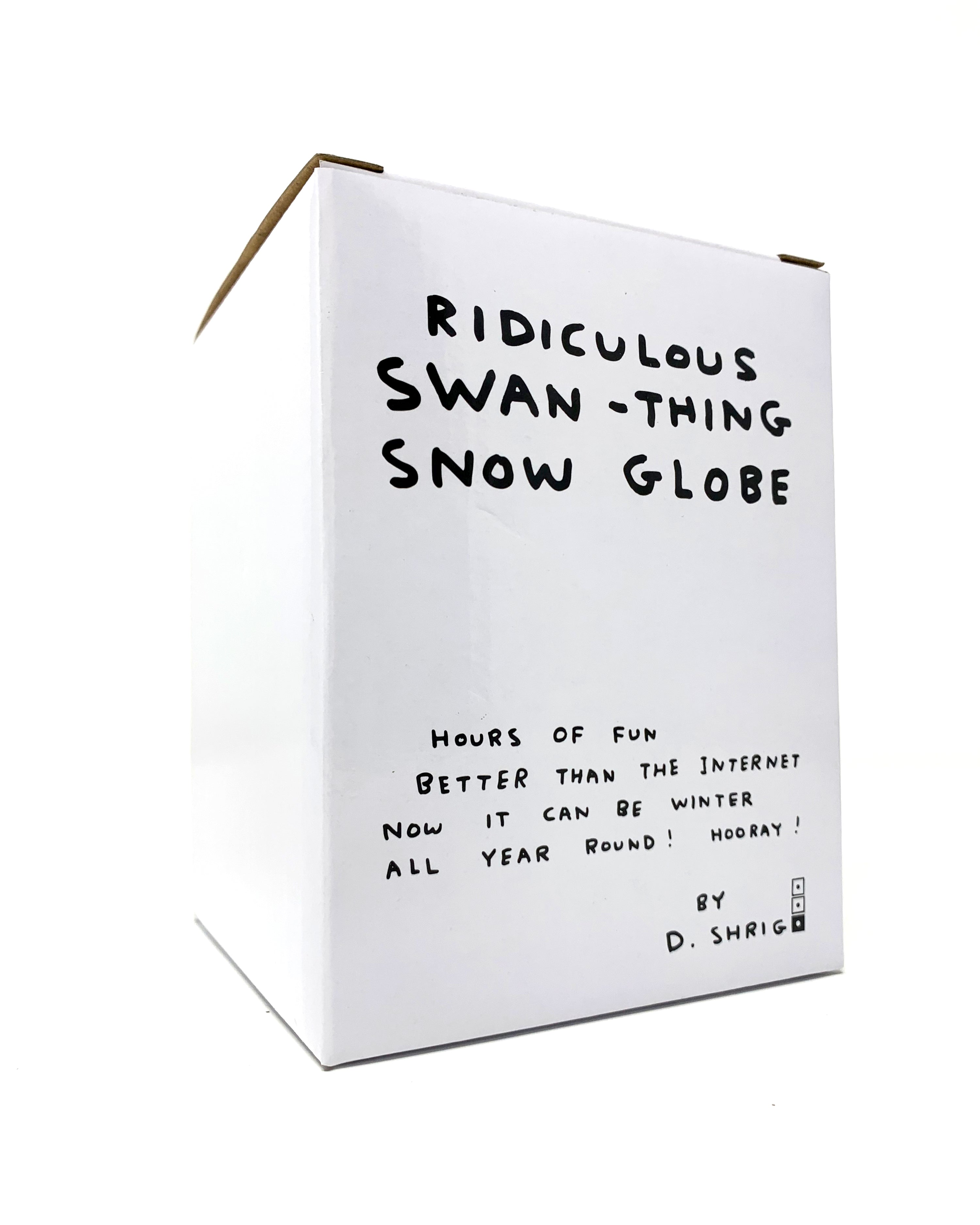 David Shrigley Ridiculous Swan-Thing Snow Globe