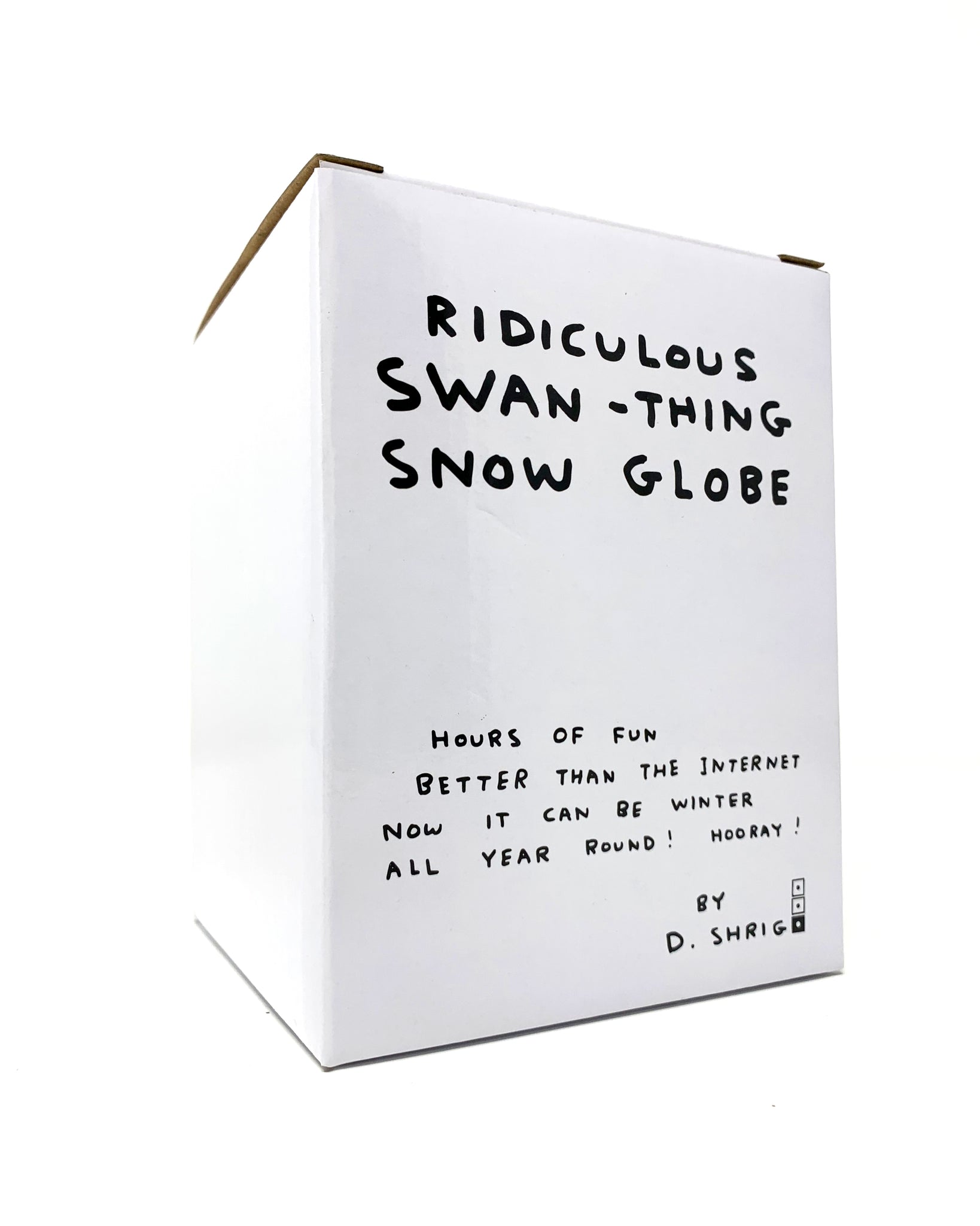 David Shrigley Ridiculous Swan-Thing Snowdome