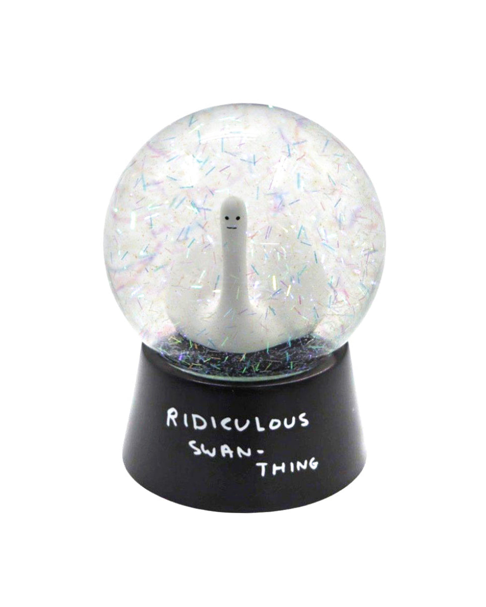 David Shrigley Ridiculous Swan-Thing Snowdome