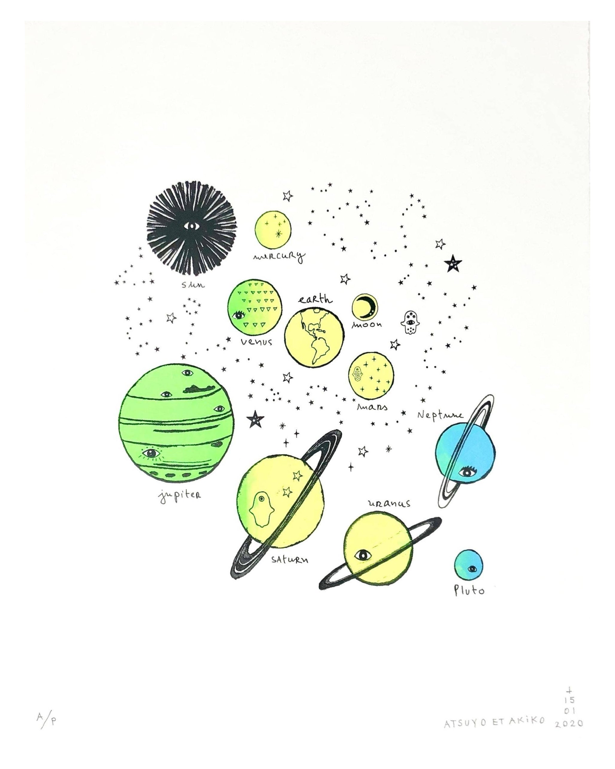 Team Solar (Green) Wall Art by ATSUYO ET AKiKO, 15x19