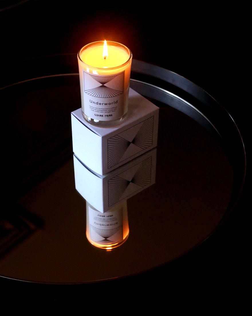 Underworld: Pomegranate + Palo Santo Candle