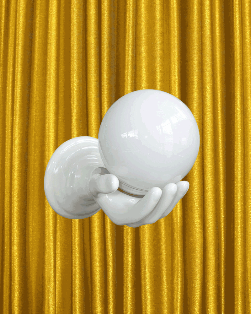 Vintage Magic Hand Sconce