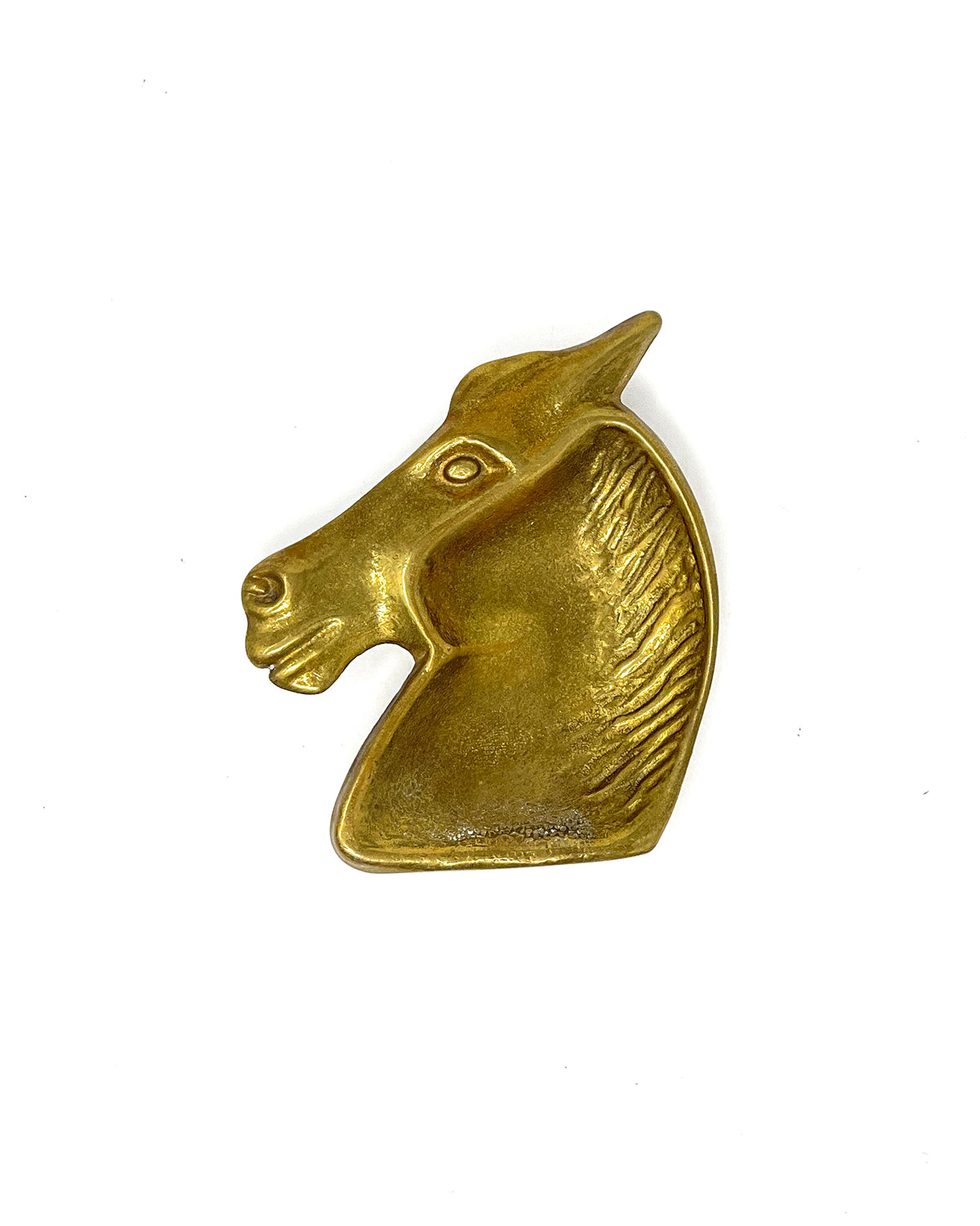 Vintage Mini Brass Horse Catchall