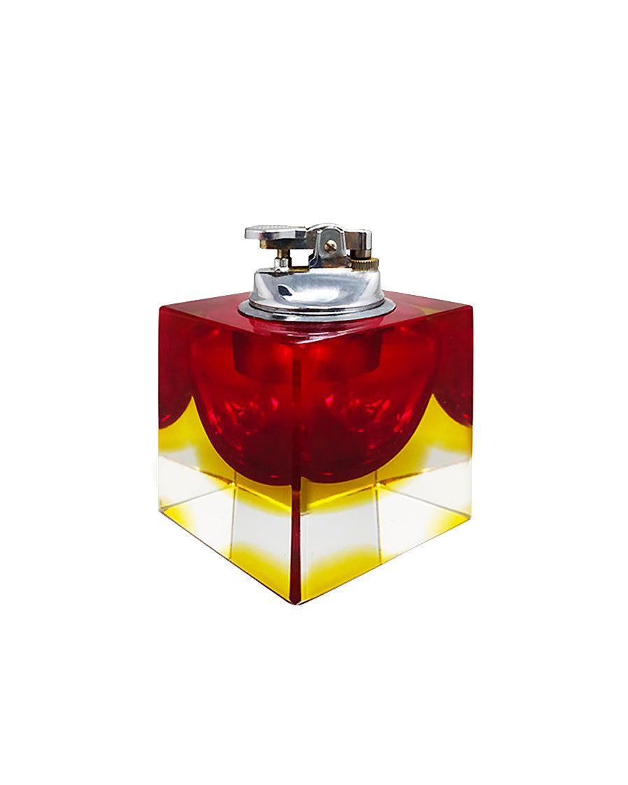 Vintage Murano Glass Table Lighter by Flavio Poli, 1960s