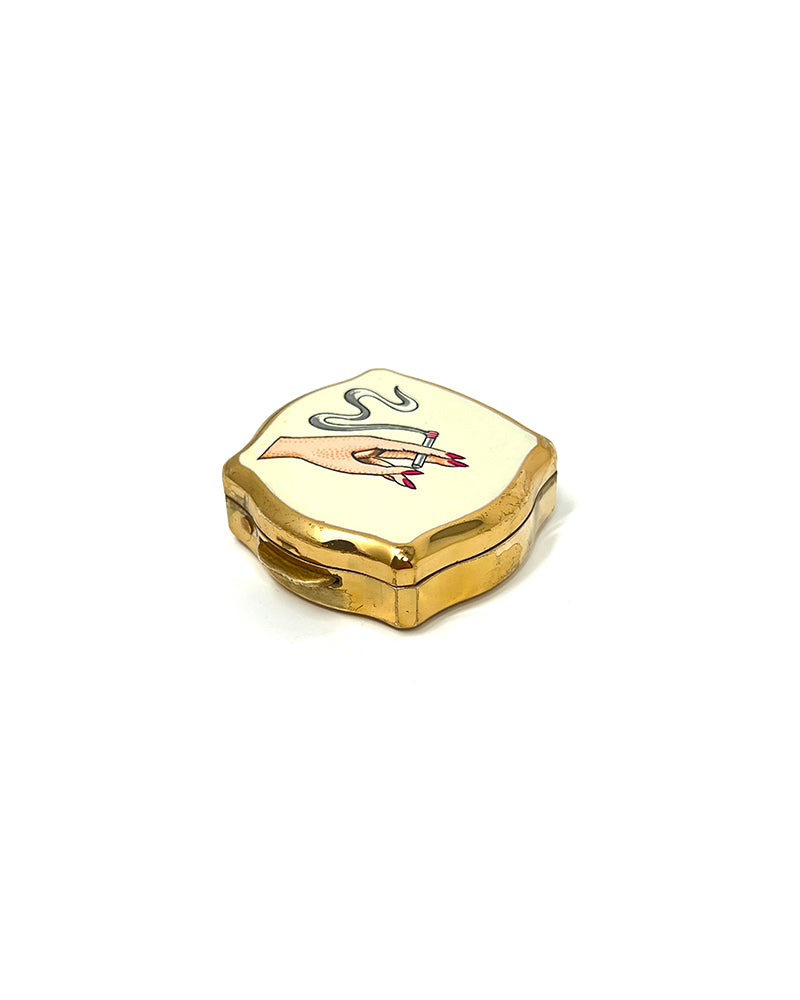 Vintage 1960s Fancy Lady Portable Ashtray