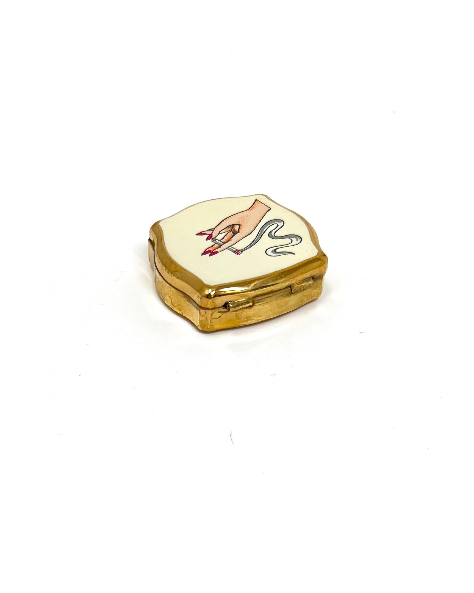 Vintage 1960s Fancy Lady Portable Ashtray