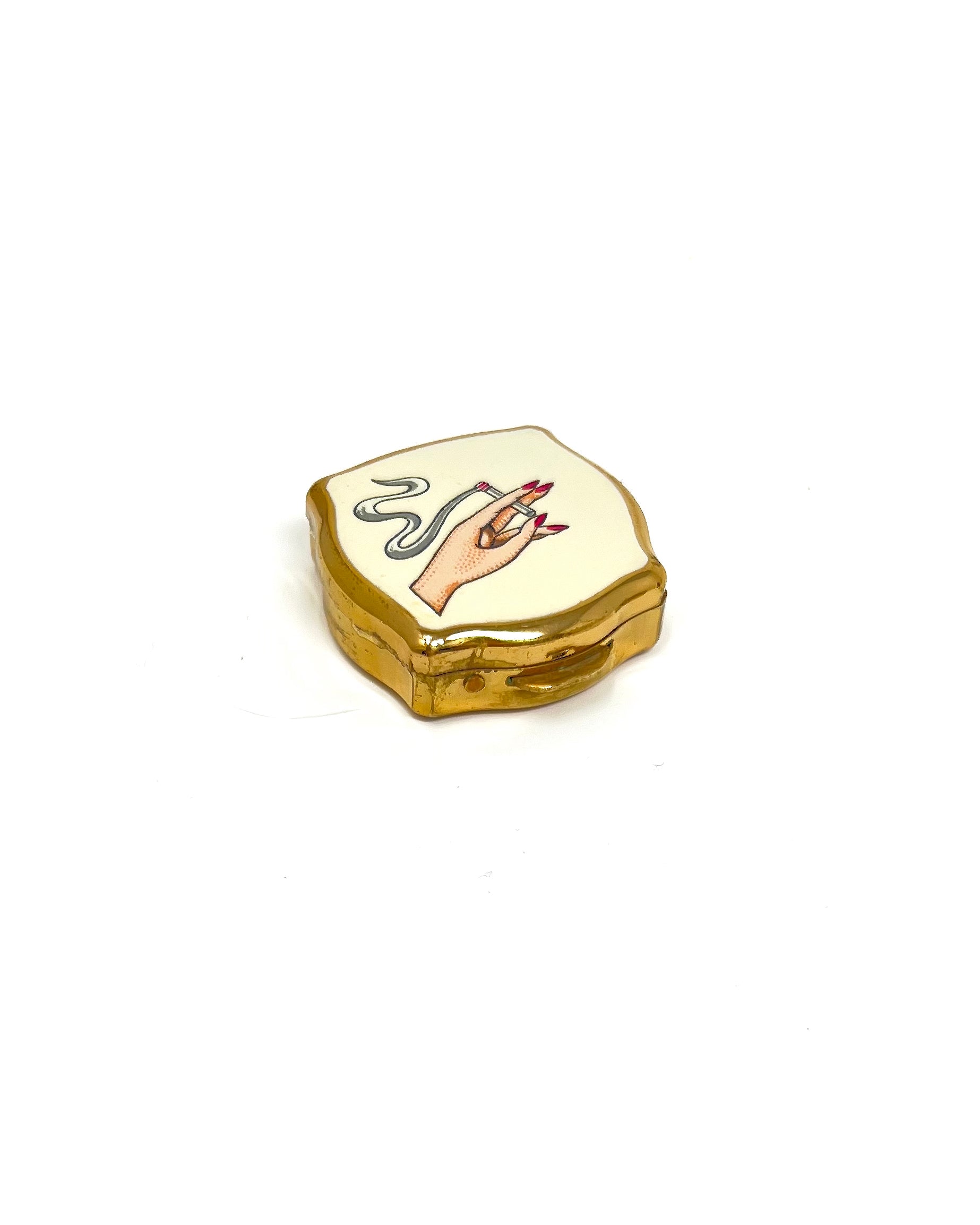 Vintage 1960s Fancy Lady Portable Ashtray