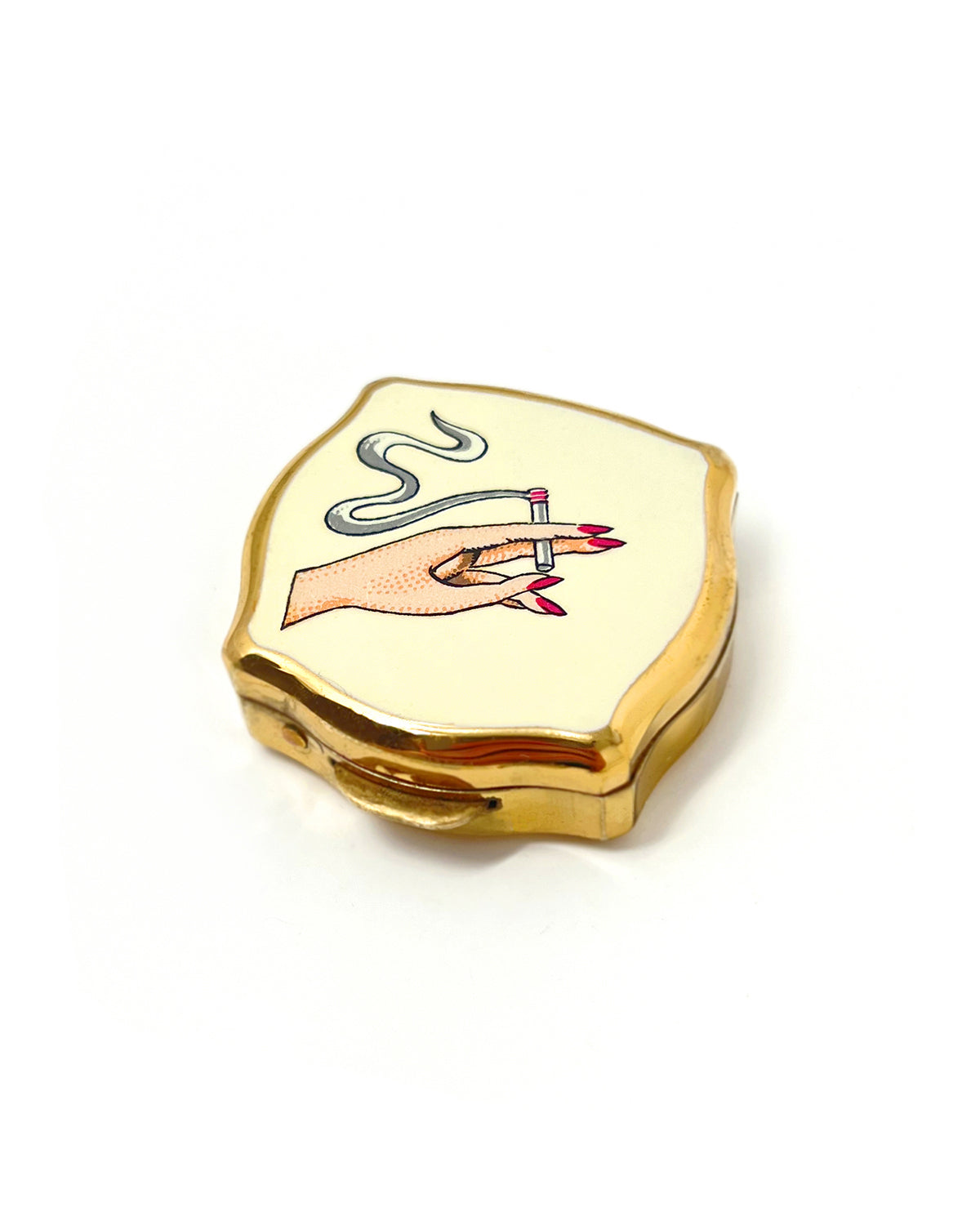 Vintage 1960s Fancy Lady Portable Ashtray