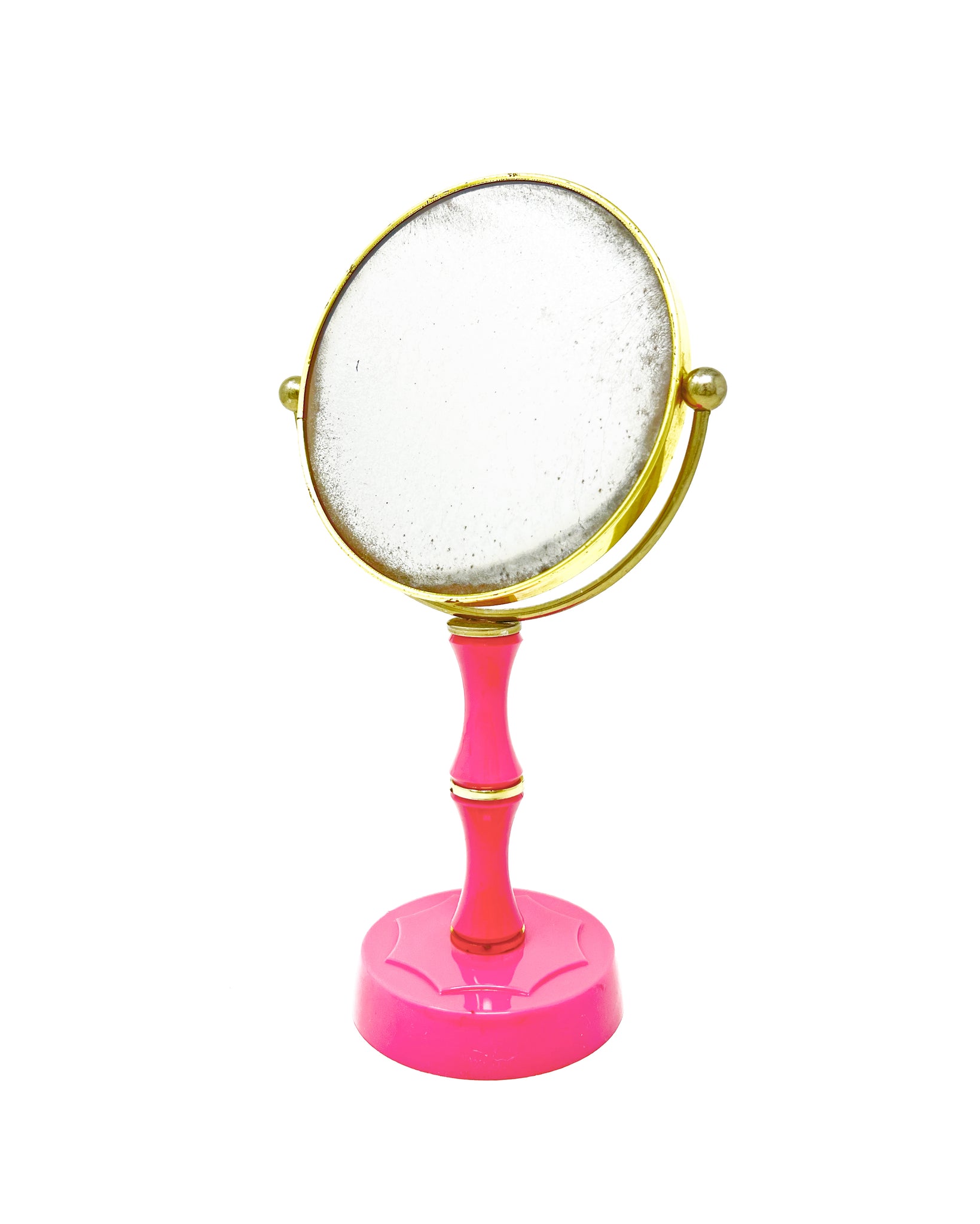 Vintage Pink Makeup Mirror