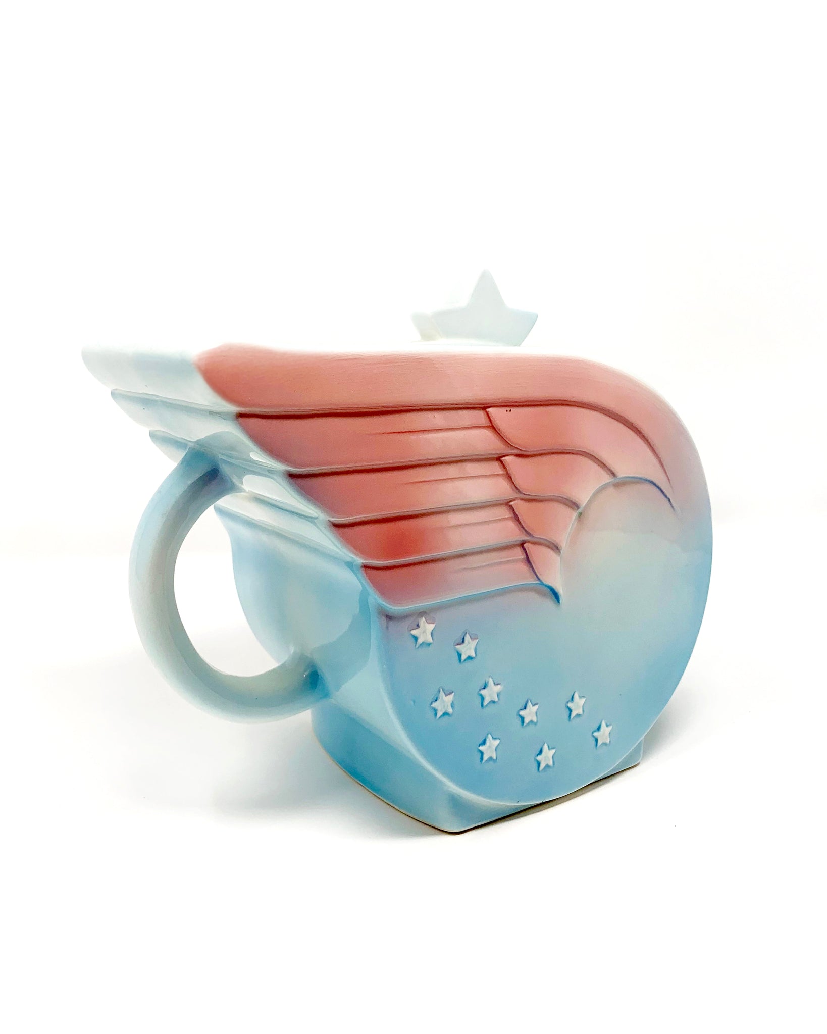 Vintage Wings & Stars Teapot